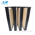 High Capacity V-Bank HEPA Filter for Air Conditioning